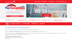 Desktop Screenshot of playeuromillionsonline.com